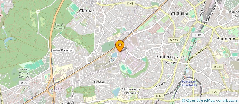 localisation de l'entreprise MSPROFILE à CLAMART