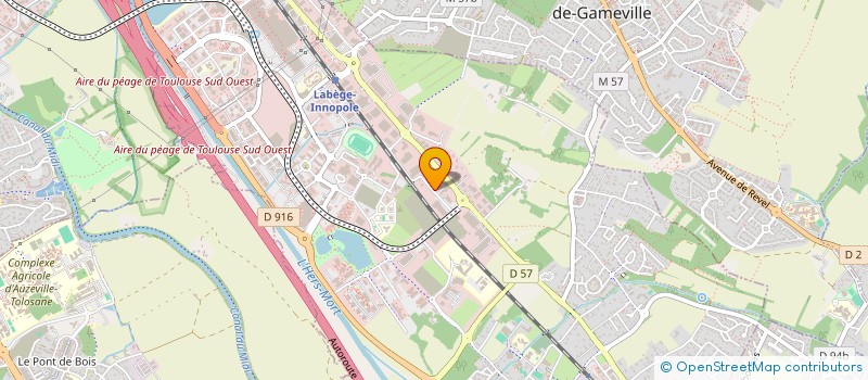 localisation de l'entreprise MSQUARE  LABEGE