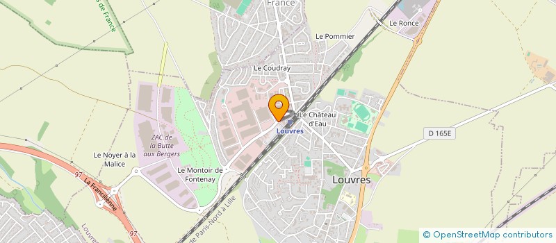 localisation de l'entreprise MSR à LOUVRES
