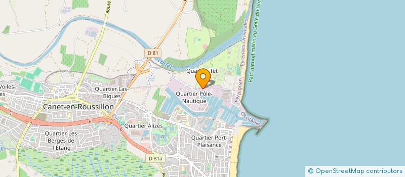 localisation de l'entreprise MSR  CANET-EN-ROUSSILLON