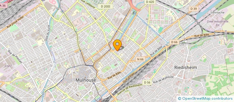 localisation de l'entreprise MSR  MULHOUSE