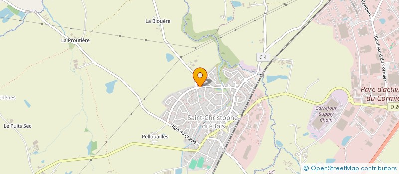 localisation de l'entreprise MSR IMMO 24  SAINT-CHRISTOPHE-DU-BOIS