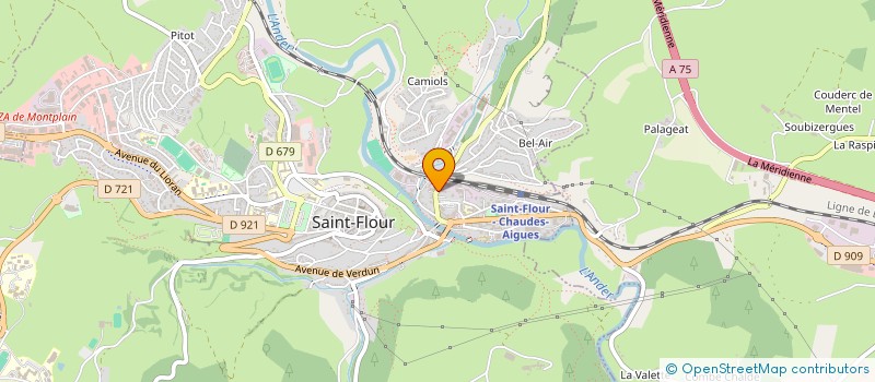 localisation de l'entreprise MSR MARQUAGE SIGNALISATION ROUTIERE à SAINT-FLOUR