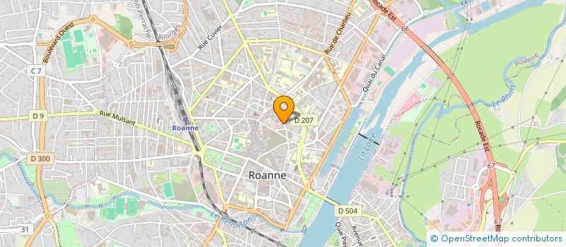 localisation de l'entreprise MSR PROPRETE à ROANNE