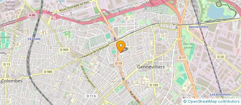 localisation de l'entreprise MSR RENOVATION & SERVICES à GENNEVILLIERS