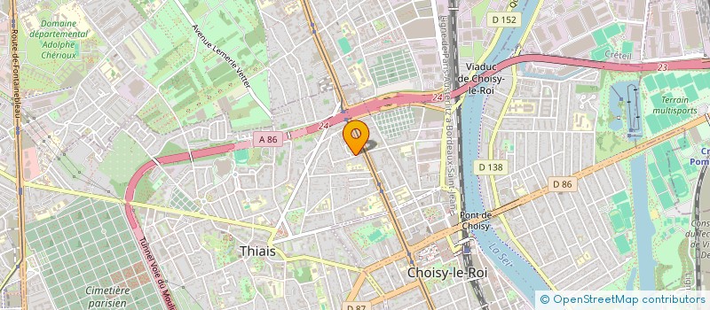 localisation de l'entreprise MSR SERVICES  THIAIS