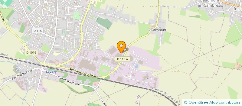 localisation de l'entreprise MSR TRANS  CAUDRY