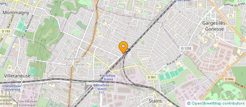 localisation de l'entreprise MSREB à PIERREFITTE-SUR-SEINE
