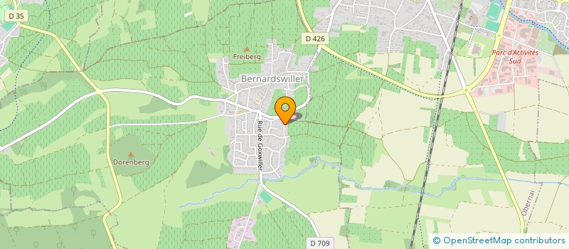 localisation de l'entreprise MSRENO  BERNARDSWILLER