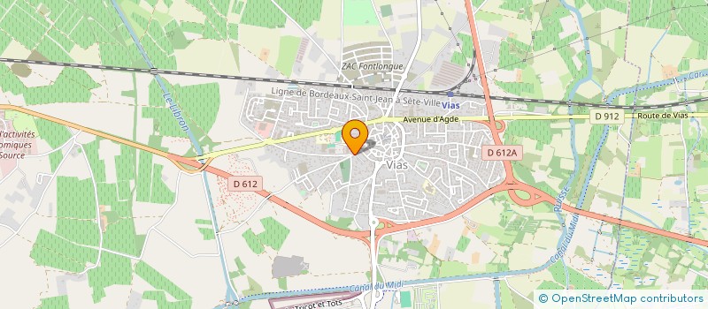 localisation de l'entreprise MSRG  VIAS