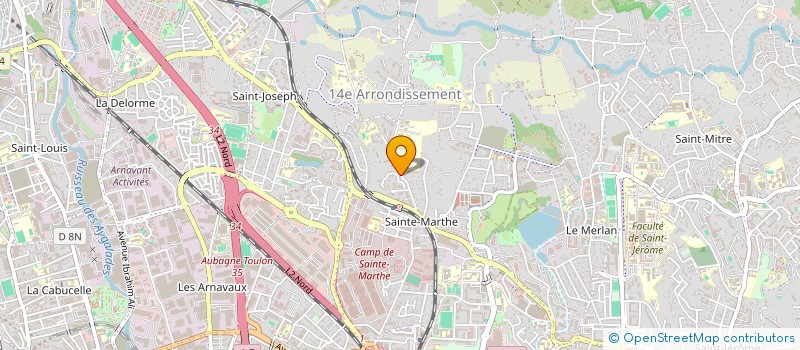 localisation de l'entreprise MSRL à MARSEILLE 14EME