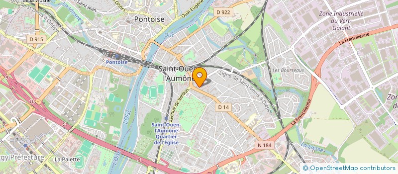 localisation de l'entreprise MSS  SAINT-OUEN-L'AUMONE