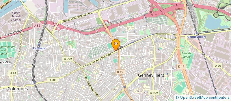 localisation de l'entreprise MSS CCONSEIL  COLOMBES