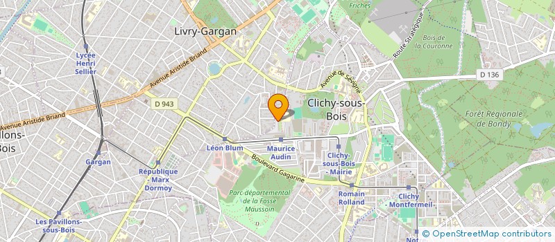 localisation de l'entreprise MSS CLEAN à CLICHY-SOUS-BOIS