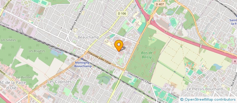 localisation de l'entreprise MSS IMMOBILIERS  TAVERNY