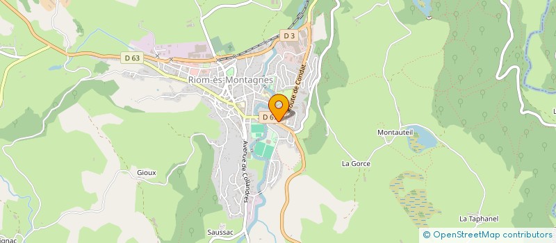 localisation de l'entreprise MSSA à RIOM-ES-MONTAGNES