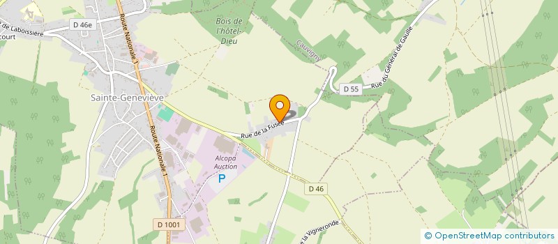 localisation de l'entreprise MSSN  SAINTE-GENEVIEVE