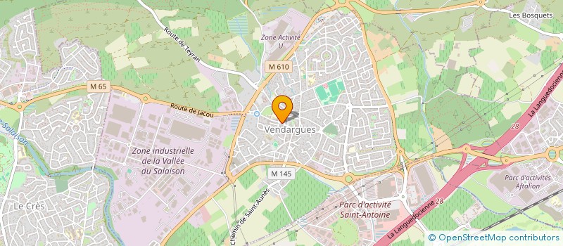 localisation de l'entreprise MST à VENDARGUES