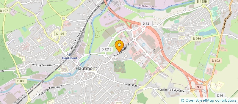 localisation de l'entreprise MST FRANCE  HAUTMONT