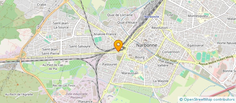 localisation de l'entreprise MST FRANCE  NARBONNE