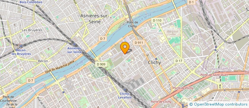 localisation de l'entreprise MST LOGISTICS à CLICHY