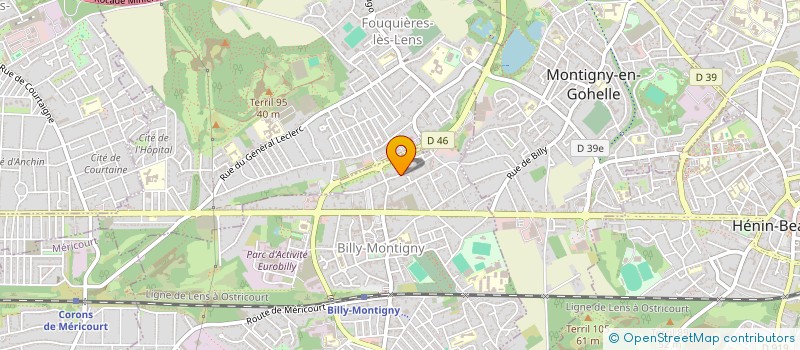 localisation de l'entreprise MSTS à BILLY-MONTIGNY