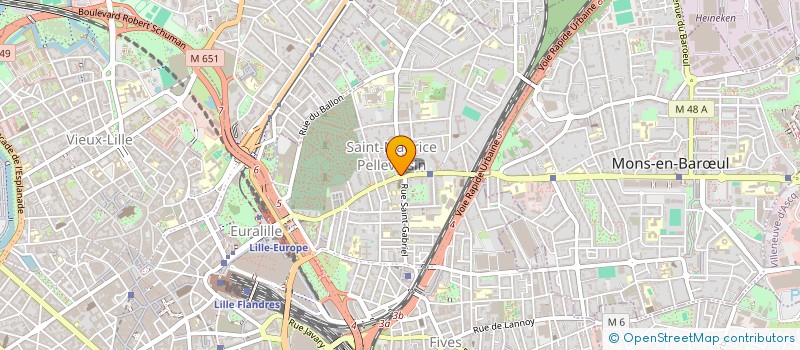 localisation de l'entreprise MSV à LILLE