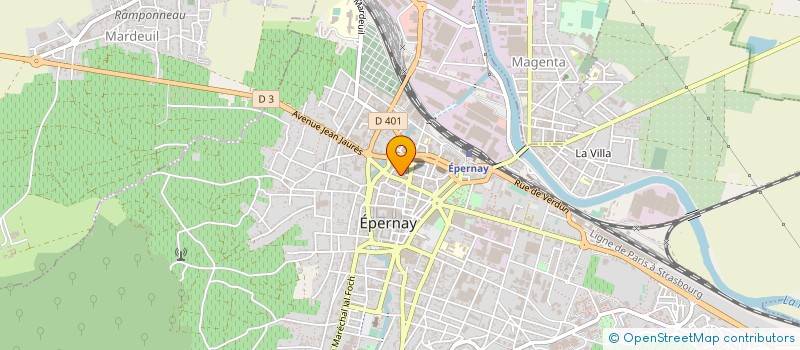 localisation de l'entreprise MSV à EPERNAY