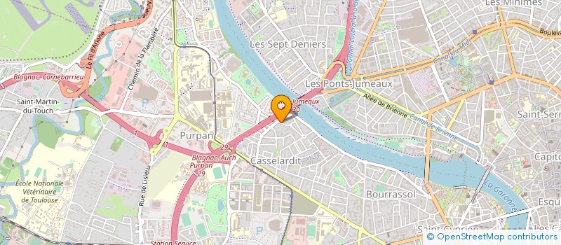 localisation de l'entreprise MSV à TOULOUSE