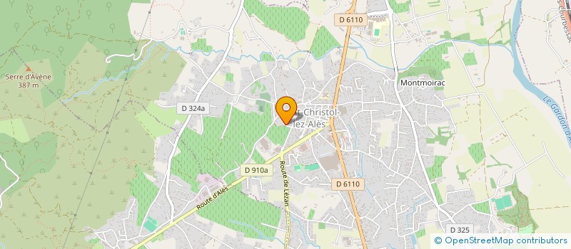 localisation de l'entreprise MSV  SAINT-CHRISTOL-LEZ-ALES