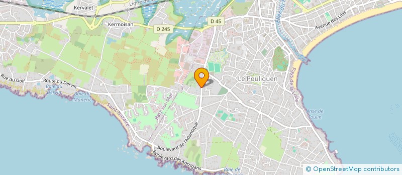 localisation de l'entreprise MSV  LE POULIGUEN