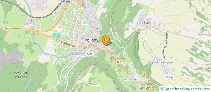 localisation de l'entreprise MSV  POLIGNY