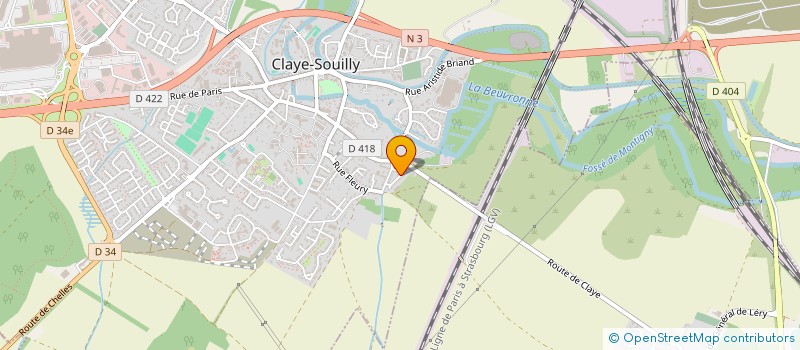 localisation de l'entreprise MSV DISTRIBUTION à CLAYE-SOUILLY