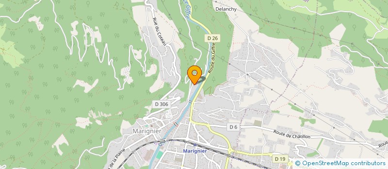 localisation de l'entreprise MSV MARQUAGE à MARIGNIER
