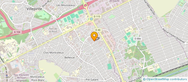 localisation de l'entreprise MSV RENOV  VILLEPINTE