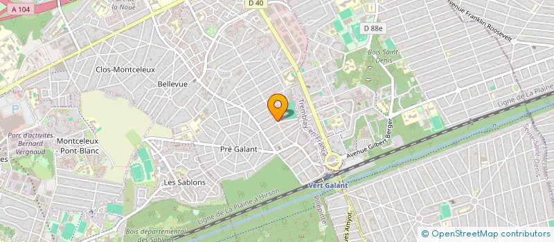 localisation de l'entreprise MSVHABITAT à VILLEPINTE