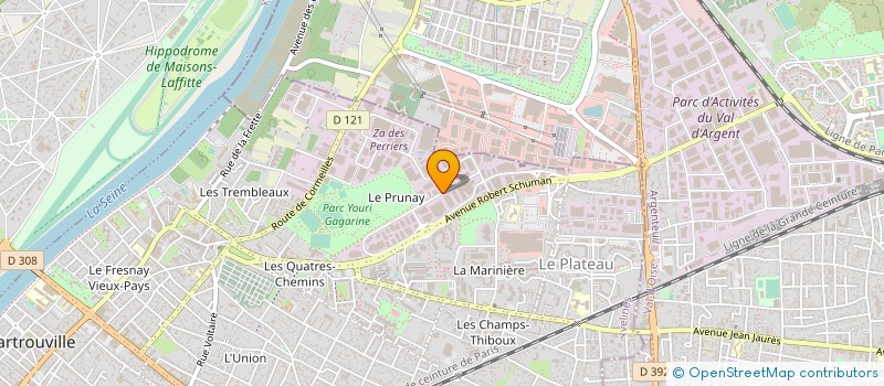 localisation de l'entreprise MSVM à SARTROUVILLE