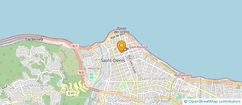 localisation de l'entreprise MSW SARL à SAINT-DENIS