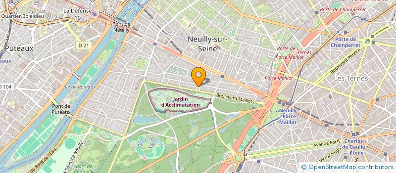 localisation de l'entreprise MSX SAS à NEUILLY-SUR-SEINE