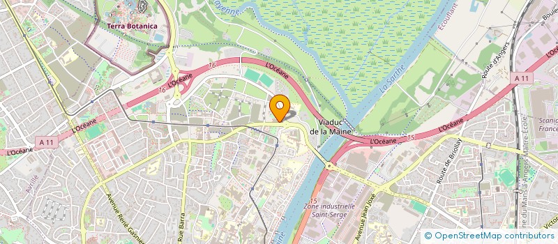 localisation de l'entreprise MSY PRODUCTION  ANGERS