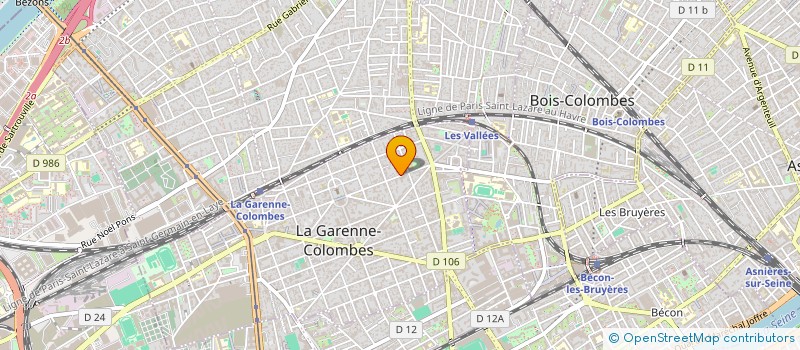 localisation de l'entreprise MSY SAS à LA GARENNE-COLOMBES