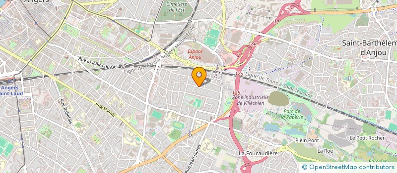 localisation de l'entreprise MSYF à ANGERS
