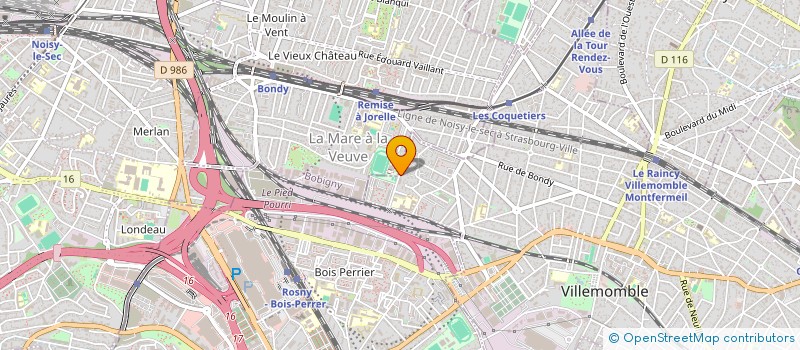 localisation de l'entreprise MSYS - IT à VILLEMOMBLE