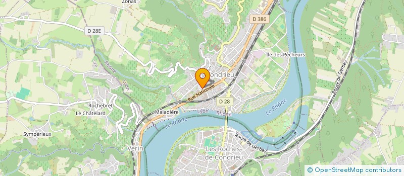 localisation de l'entreprise MT.1937  CONDRIEU