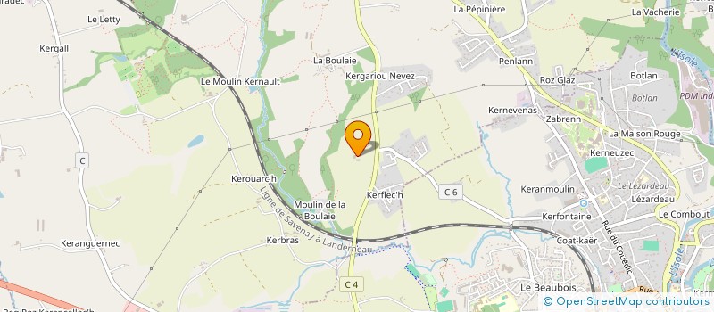 localisation de l'entreprise MT 29  MELLAC