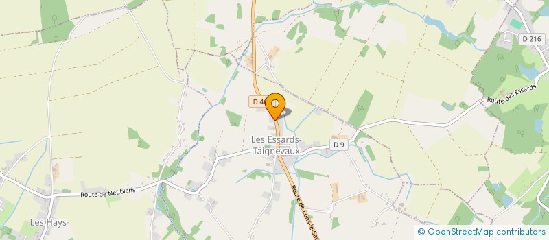 localisation de l'entreprise MT  LES ESSARDS-TAIGNEVAUX