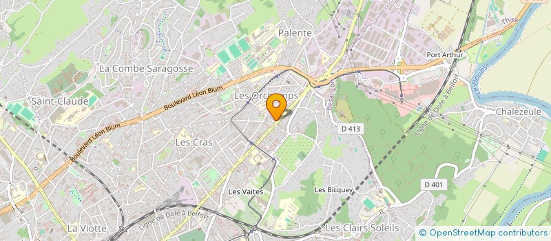 localisation de l'entreprise MT  BESANCON