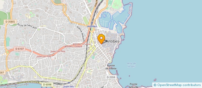 localisation de l'entreprise MT à ANTIBES