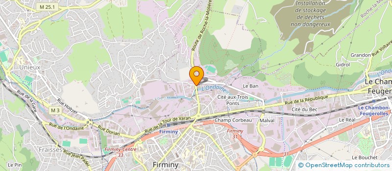 localisation de l'entreprise MT  LA CHAPELLE-D'AUREC