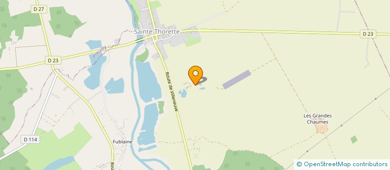 localisation de l'entreprise MT AGRI  SAINTE-THORETTE